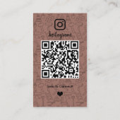 Bouwprofessional Bouwer Klusjesman QR-code Visitekaartje (Achterkant)