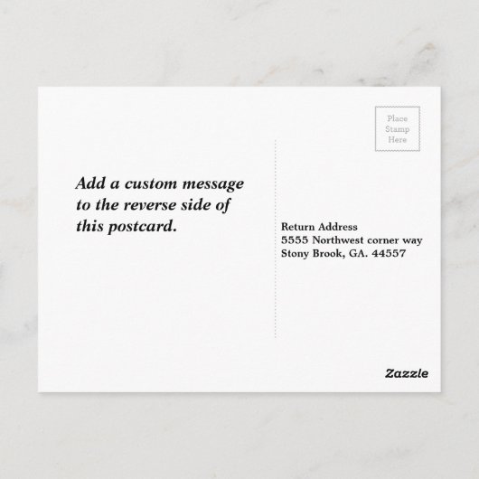 Bouwproject Custom Bedankt Briefkaart (Achterkant)