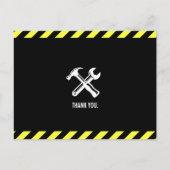 Bouwproject Custom Bedankt Briefkaart (Voorkant)