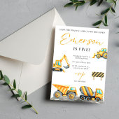 Bouwpromotie Verjaardagsfeestje Bedankkaart