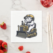 Bouwpup Bulldog Bouwer Servet (Insitu)