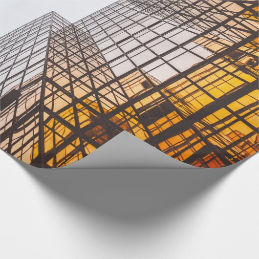 bouwreflectie cadeaupapier (Hoek)