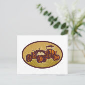 bouwrijder briefkaart (Staand voorkant)