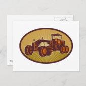 bouwrijder briefkaart (Voorkant / Achterkant)