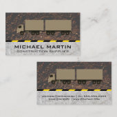 Bouwsemini Truck | Dirt Concrete Visitekaartje (Voorkant / Achterkant)