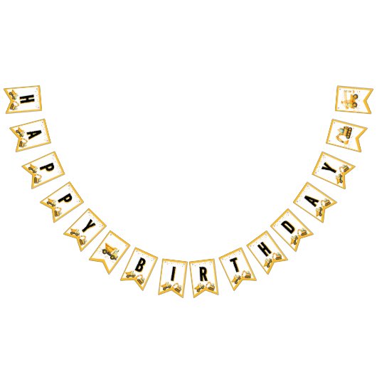 Bouwspandoek Vlaggetjes (Alle)