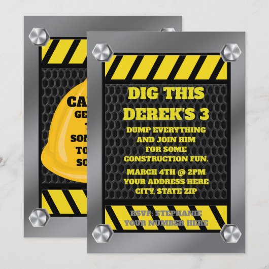 Bouwstaal Harde Pet - Aanwezigheid Kaart (Voorkant / Achterkant)