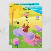 Bouwsteen Ant Cookie verjaardag Kaart (Voorkant / Achterkant)