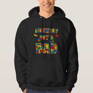 Bouwsteen Papa Van De Jarige Jongen Hoodie