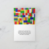 Bouwstenen Bedankt Jongen's Verjaardagsfeestje (Binnen)