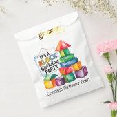 Bouwstenen bij de Birthday Bash Bedankzakje (Gezegeld)