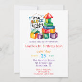 Bouwstenen bij de Birthday Bash Kaart (Voorkant)