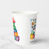 Bouwstenen bij de Birthday Bash Papieren Bekers (Rechts)