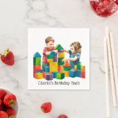 Bouwstenen bij de Birthday Bash Servet (Insitu)