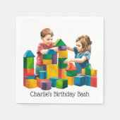 Bouwstenen bij de Birthday Bash Servet (Voorkant)