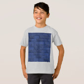 Bouwstenen - Blauw T-shirt (Voorkant volledig)