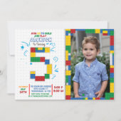 Bouwstenen Blokken 5 jaar Kaart (Voorkant)