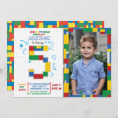 Bouwstenen Blokken 5 jaar Kaart (Voorkant / Achterkant)