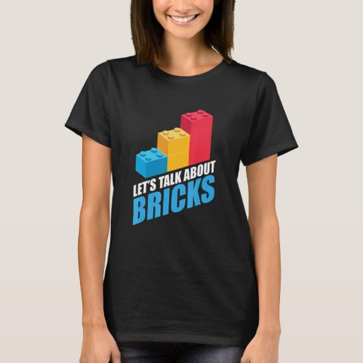 Bouwstenen blokken Fan Master Builder Bricklay T-shirt (Voorkant)