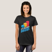 Bouwstenen blokken Fan Master Builder Bricklay T-shirt (Voorkant volledig)