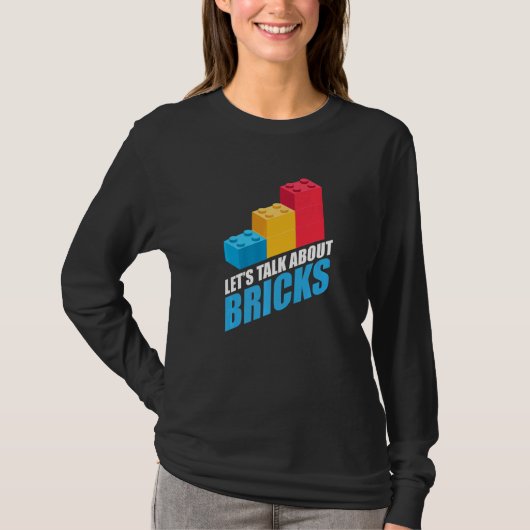 Bouwstenen blokken Fan Master Builder Bricklay T-shirt (Voorkant)