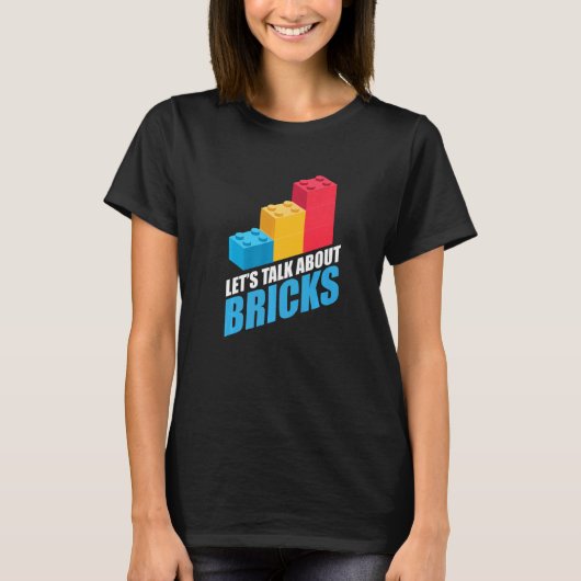 Bouwstenen blokken Fan Master Builder Bricklay T-shirt (Voorkant)