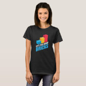Bouwstenen blokken Fan Master Builder Bricklay T-shirt (Voorkant volledig)