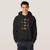 Bouwstenen Blokken Hoofd Bouwer Bricklayer E Hoodie (Voorkant volledig)
