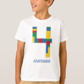 Bouwstenen Blokkeren Blokkeren 4 jaar T-shirt (Voorkant)