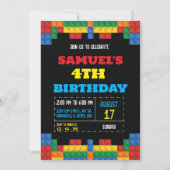 Bouwstenen bouwverjaardag kaart (Voorkant)