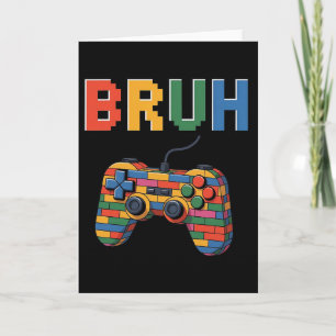 Bouwstenen Bruh Gamen Gamer Jongens Baksteen Meest Kaart