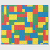 Bouwstenen Cadeaupapier (Vlak)