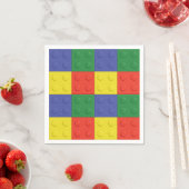 Bouwstenen en bakstenen partij servetten (Insitu)