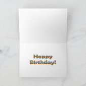 Bouwstenen en Bakstenen Verjaardagskaart Kaart (Binnen)