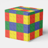 Bouwstenen en Bricks Party Favor Box Bedankdoosjes (Achterkant)
