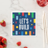 Bouwstenen Jongen Verjaardag Servet (Insitu)