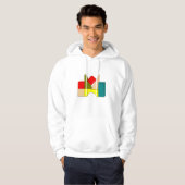 Bouwstenen Mannen Hoodie (Voorkant volledig)