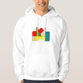 Bouwstenen Mannen Hoodie (Voorkant)