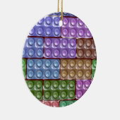 Bouwstenen - Pastel Keramisch Ornament (Rechts)