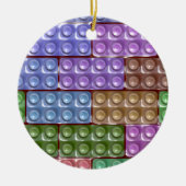 Bouwstenen - Pastel Keramisch Ornament (Voorkant)