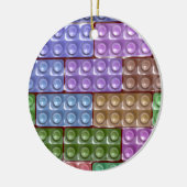 Bouwstenen - Pastel Keramisch Ornament (Links)