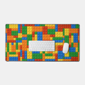 Bouwstenen Patroon Skin Speel Bakstenen Bureaumat (Keyboard & Muis)