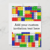 Bouwstenen Primaire Colour Boy's Birthday/Party Kaart (Voorkant)