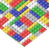 Bouwstenen Primaire Colour Boy's Birthday/Party Korte Tafelloper (Hoek)