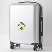 bouwstenen sticker (Koffer)