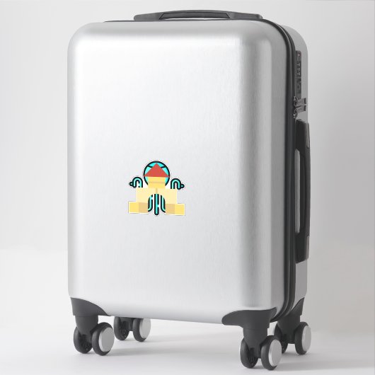 bouwstenen sticker (Koffer)