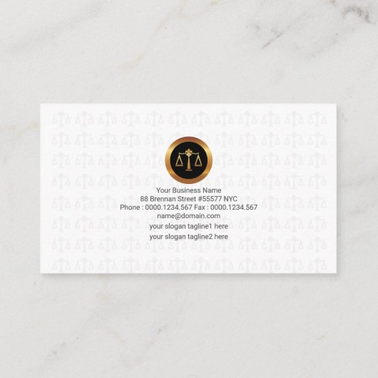 Bouwstenen van het rechtsstelsel - Hoesje van just Visitekaartje (Achterkant)