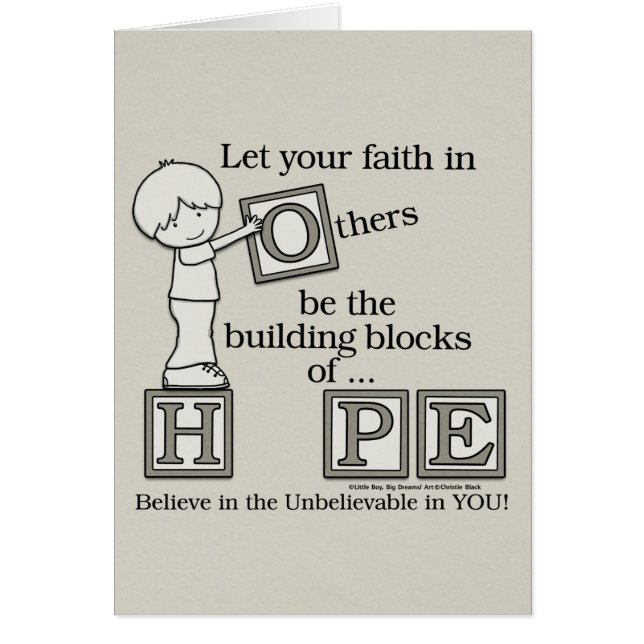 Bouwstenen van HOPE (Voorkant)