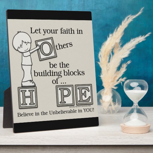 Bouwstenen van HOPE Fotoplaat (Zijkant)