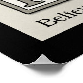 Bouwstenen van HOPE (met grens) Poster (Hoek)